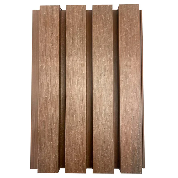 Lambrín de WPC (exterior) Teak / Caja con 4 piezas (285x21.9 cm)