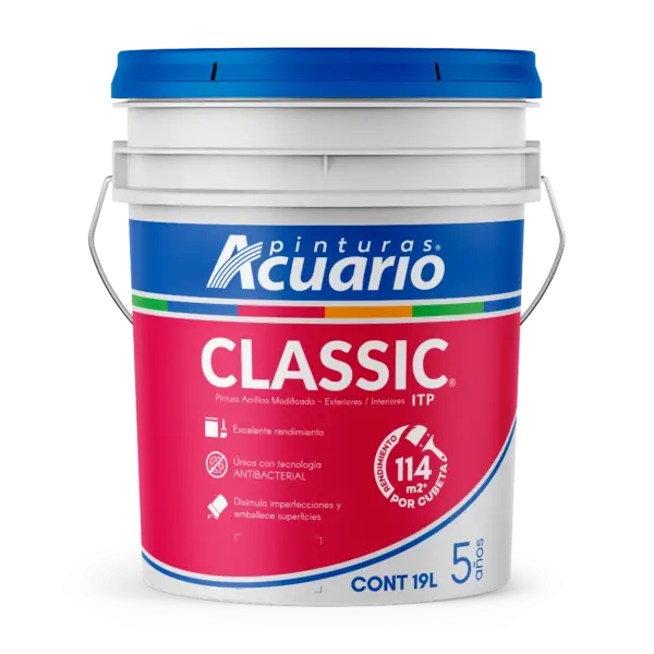 Pintura Vinílica CLASSIC® / Galón (4L)