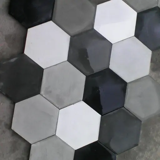 Mosaico Artesanal "Hexagonal" / m2