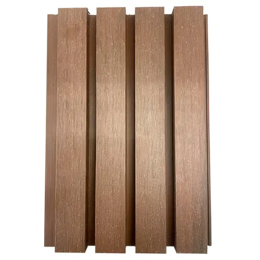Lambrín de WPC (exterior) Teak / Caja con 4 piezas (285x21.9 cm)